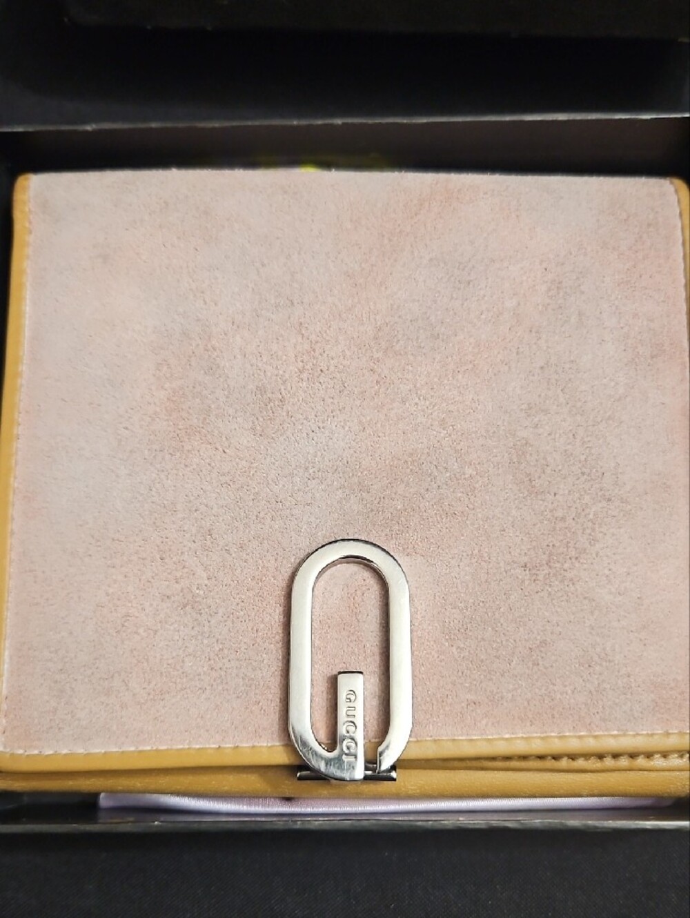 Gucci Suede  Rare Wallet - Bi-Color